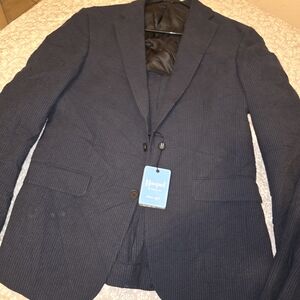 Haspel NEW 2 PIECE Men's Navy SUIT 40R